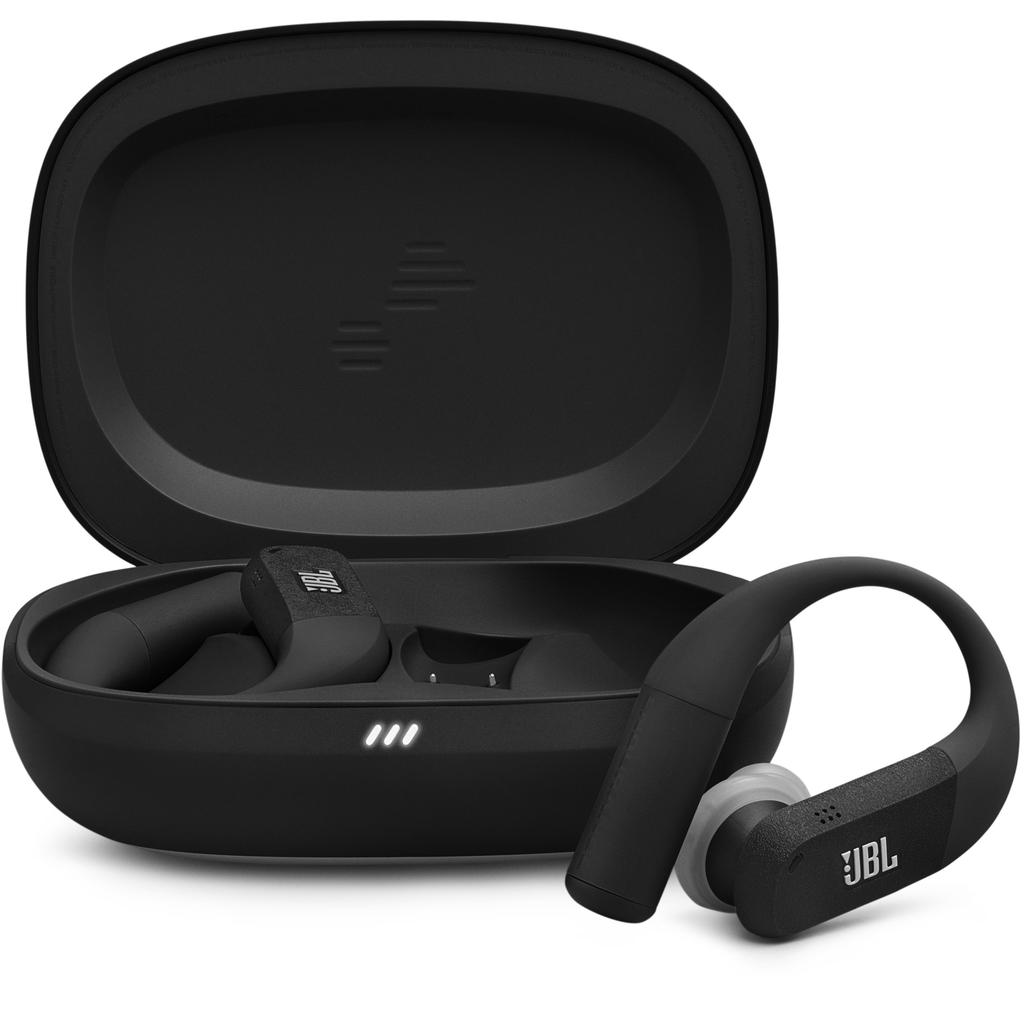 JBL Endurance Peak 4 Earbud Noise-Cancelling Bluetooth Earphones - Black Reconditionné - JBL refurbished available on Backmarket