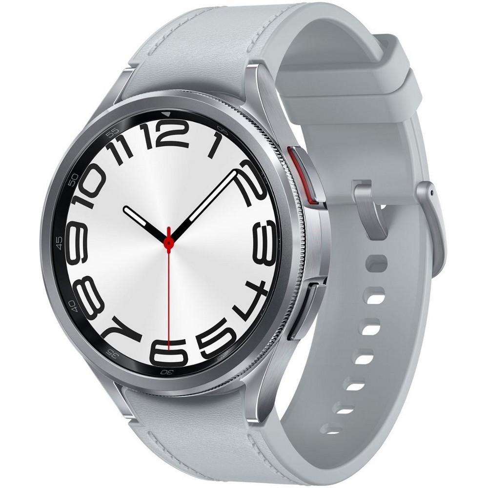 Samsung Smart Watch Galaxy Watch 6 Classic HR GPS - Silver Reconditionné - Samsung refurbished available on Backmarket