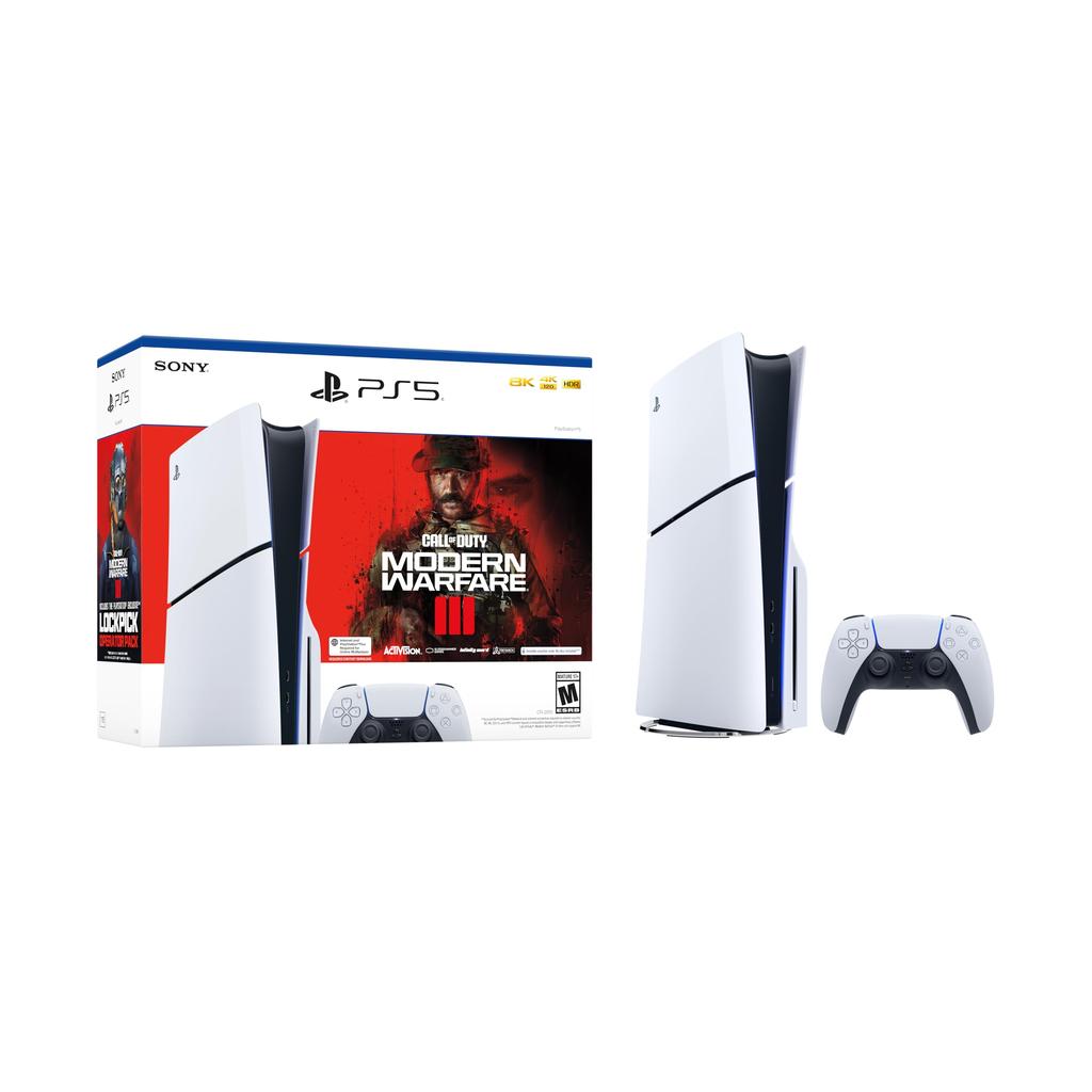 PlayStation 5 Slim 1000GB - White + Call of Duty Modern Warfare III