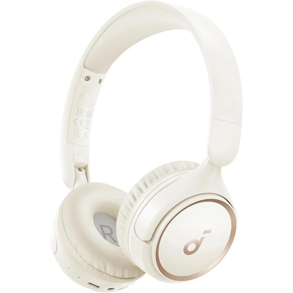 Soundcore H30I Noise cancelling Headphone Bluetooth with microphone - White Refurbished - Anker Soundcore refurbished available on Backmarket