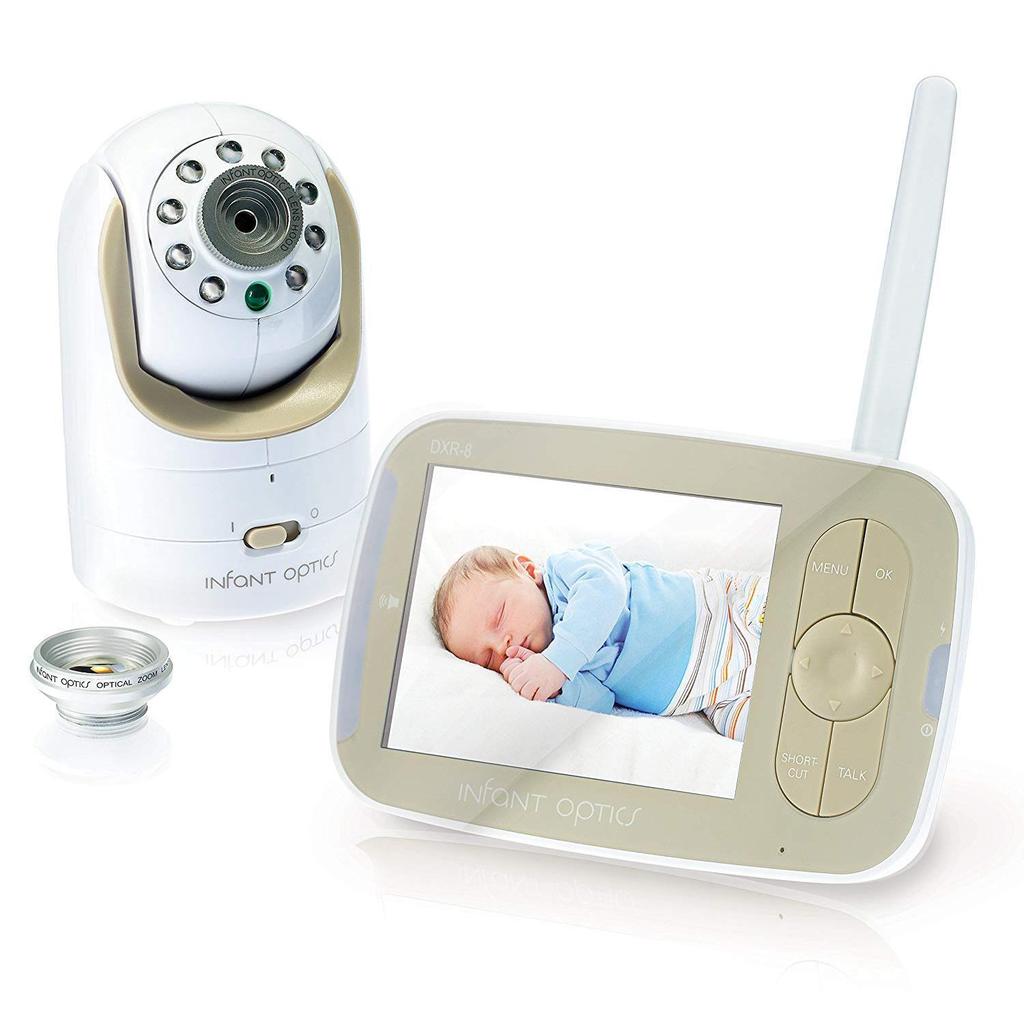 Video Baby Monitor Infant Optics DXR-8 Interchangeable Lens - White Refurbished - Infant Optics refurbished available on Backmarket