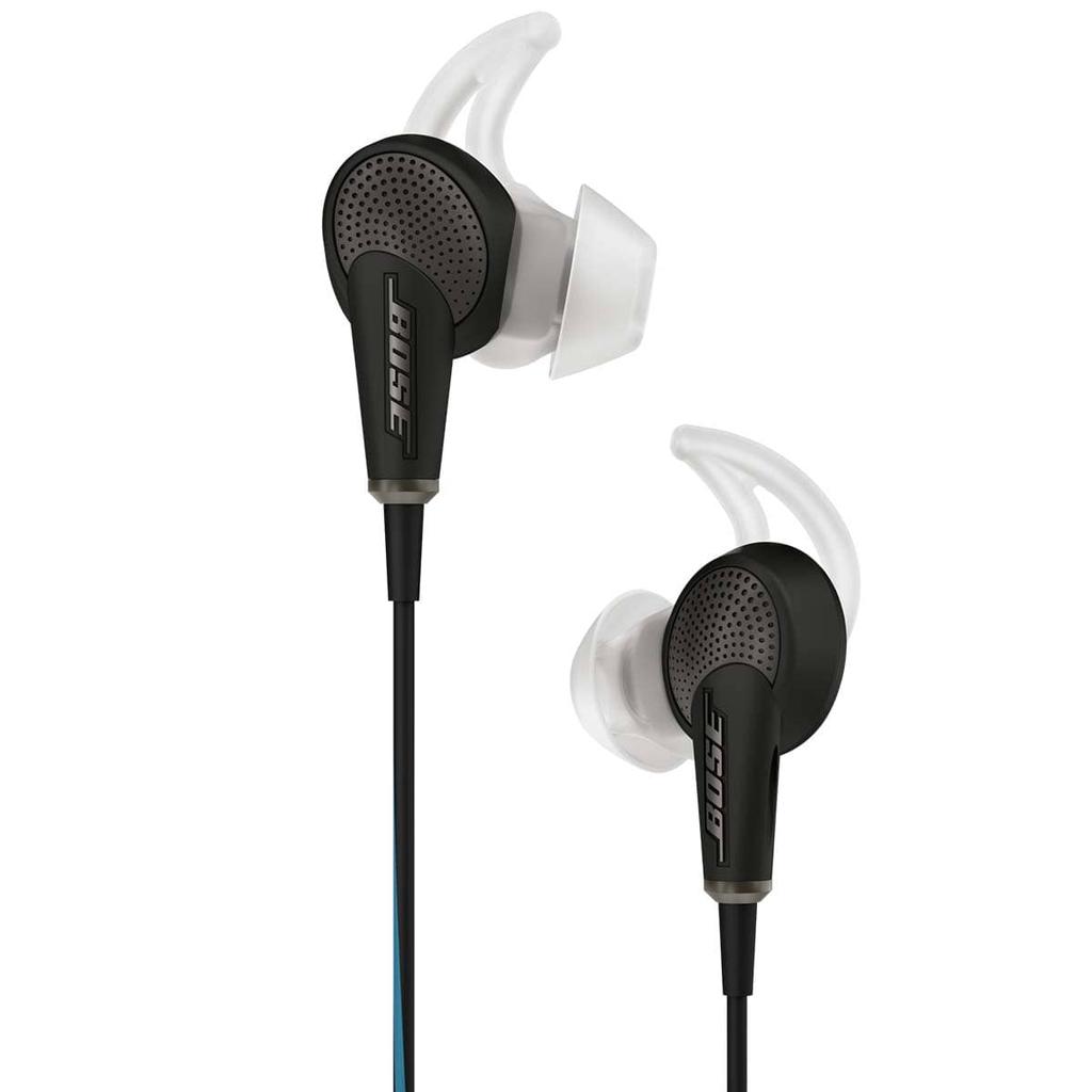 Bose QuietComfort 20 Earbud Earphones - Black Reconditionné - Bose refurbished available on Backmarket