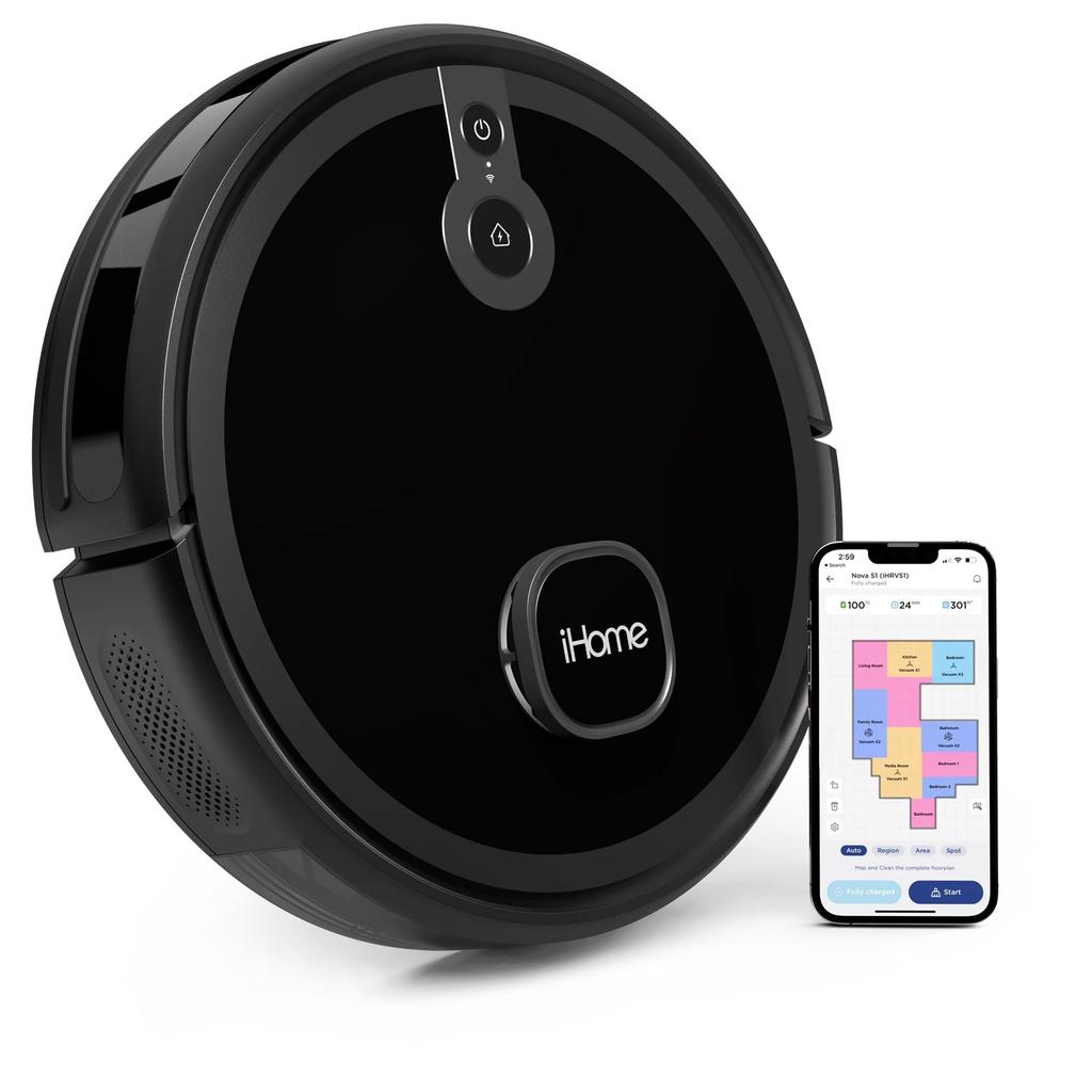 Robot vacuum IHOME CLEAN IHRVS1-3BLK Refurbished - iHome Clean (si c'est une marque connue) refurbished available on Backmarket