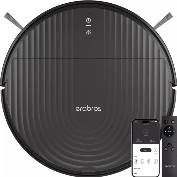 Buy Robot vacuum ERABROS RS1 Refurbished - $180.00 Robot vacuum ERABROS RS1 Refurbished - N/A (I could not find a well-known brand with this name refurbished available on Backmarket