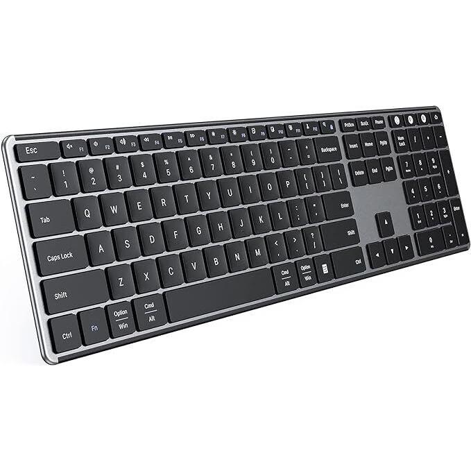 Keyboard QWERTY Wireless Seenda Bluetooth Keyboard For Mac Os Multi-device Slim Rechargeable Wireless Refurbished - N/A (Note: There is a brand called "Senda" which refurbished available on Backmarket