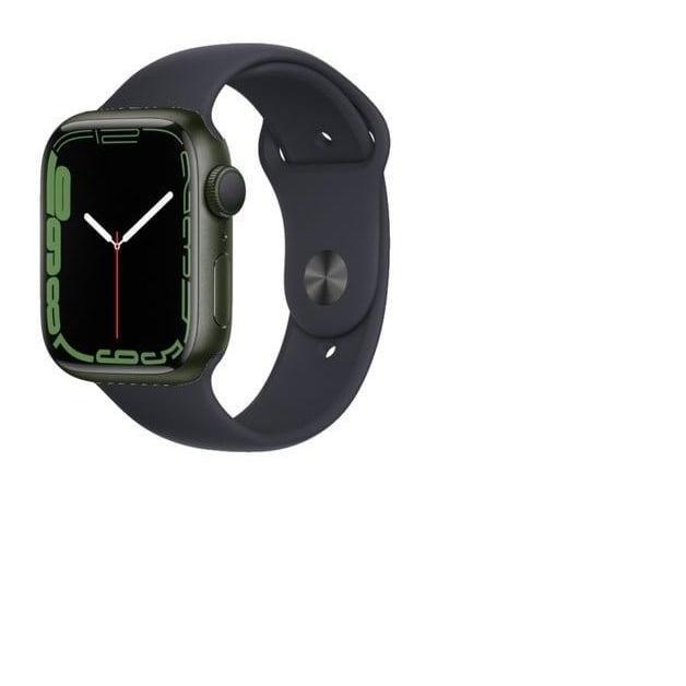 Apple Watch Series 7 (2021) GPS 41 mm - Aluminium Green - Sport band Black Reconditionné - Apple refurbished available on Backmarket