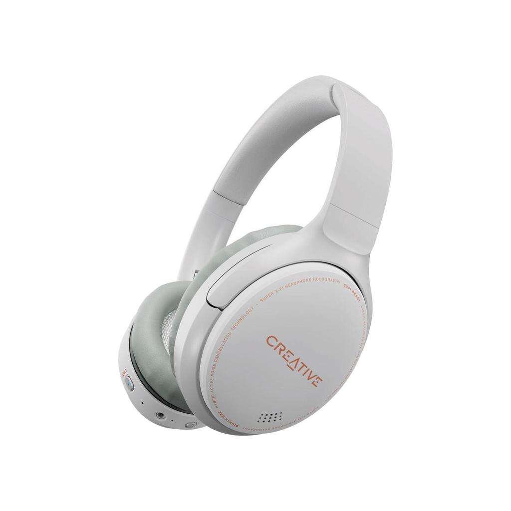 Creative Labs Zen Hybrid Noise cancelling Headphone Bluetooth with microphone - White Refurbished - Creative Labs refurbished available on Backmarket