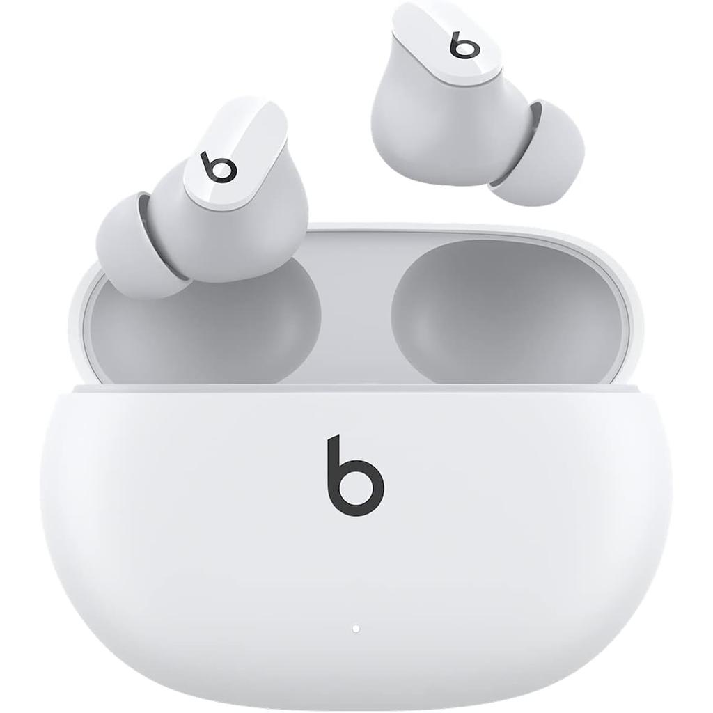Beats By Dr Dre Beats Studio Buds Earbud Noise-Cancelling Bluetooth Earphones - White Refurbished - Beats by Dre refurbished available on Backmarket