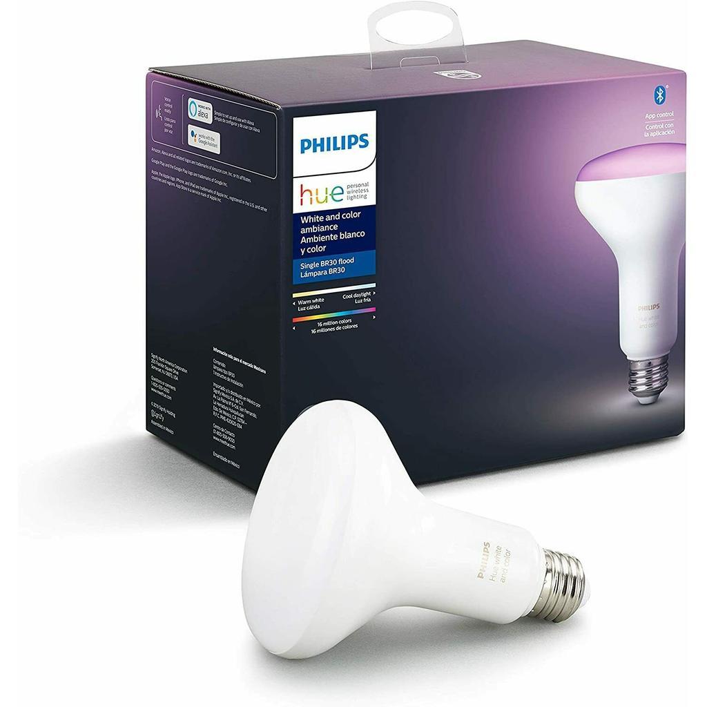 Philips Hue White and Color Ambiance BR30 Connected devices Refurbished - Philips refurbished available on Backmarket