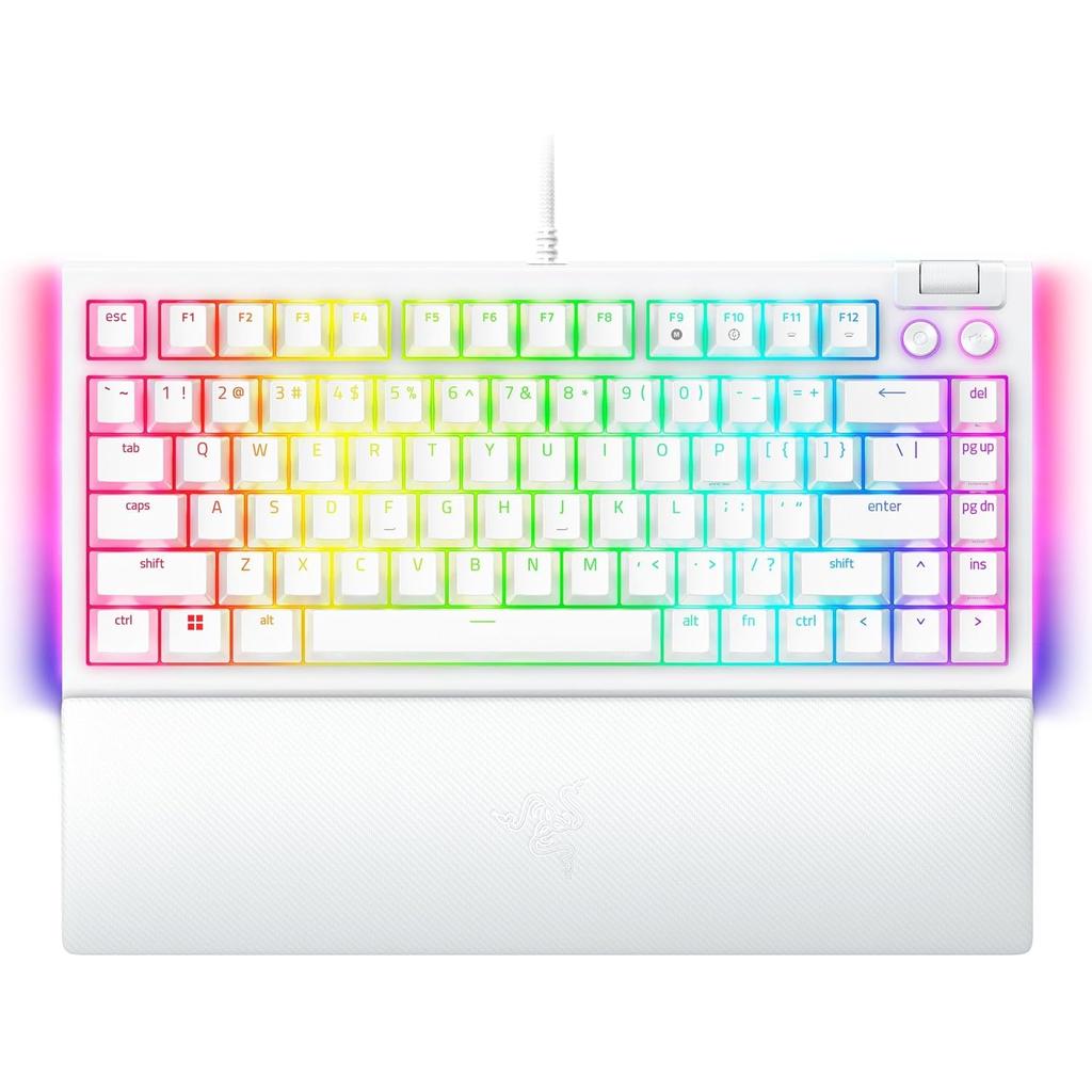 Buy Razer Keyboard QWERTY Backlit Keyboard BlackWidow V4 75% Refurbished - $150.00 Razer Keyboard QWERTY Backlit Keyboard BlackWidow V4 75% Refurbished - Razer refurbished available on Backmarket