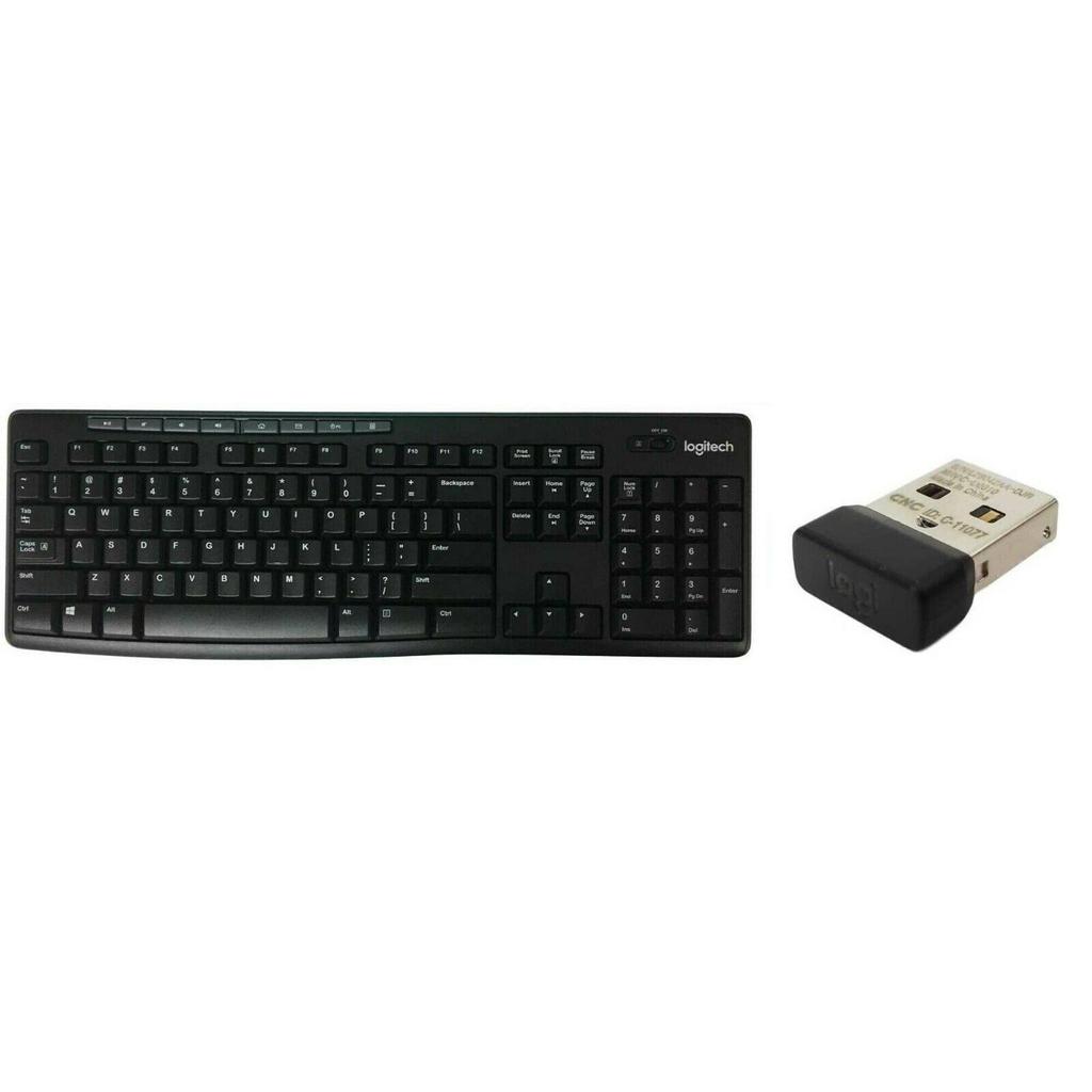 Logitech Keyboard QWERTY Wireless K270 Refurbished - Logitech refurbished available on Backmarket