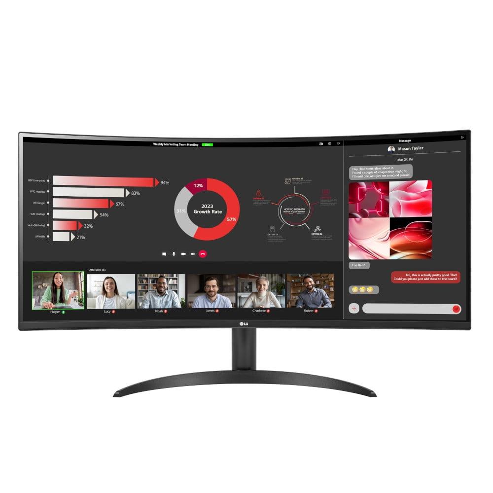 LG 34-inch Monitor 3440 x 1440 LCD (34WR50QC-B) Reconditionné - LG refurbished available on Backmarket