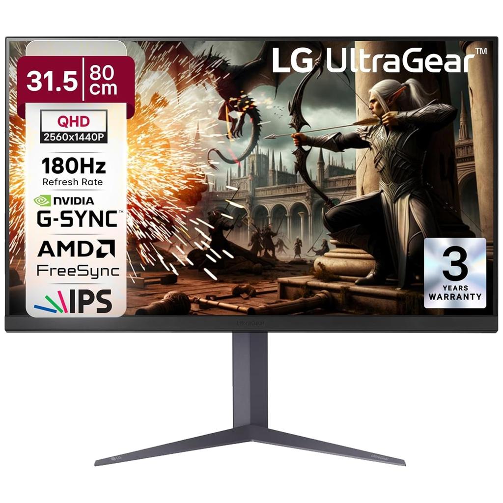 LG 31.5-inch Monitor 2560 x 1440 LCD (32GS75Q-B) Refurbished - LG Electronics refurbished available on Backmarket