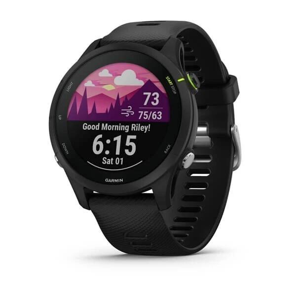 Garmin Smart Watch Forerunner 255 Music HR GPS - Black Reconditionné - Garmin refurbished available on Backmarket