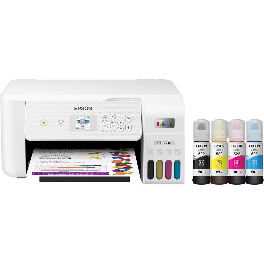 Epson EcoTank ET-2800 AIO Inkjet printer Refurbished - Epson refurbished available on Backmarket