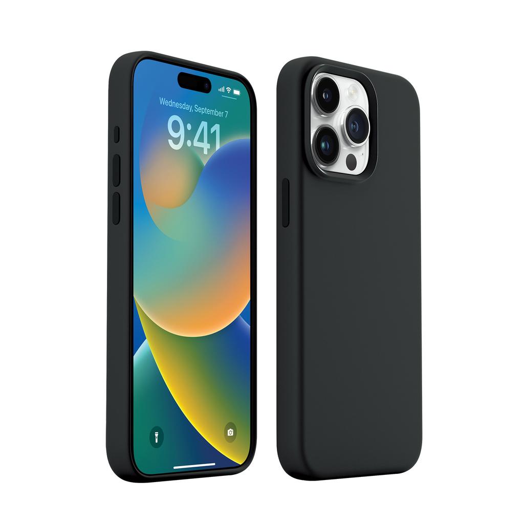 iPhone 15 Pro Max case - Silicone - Black Refurbished - N/A (ou "Xbase" si cela fait référence refurbished available on Backmarket