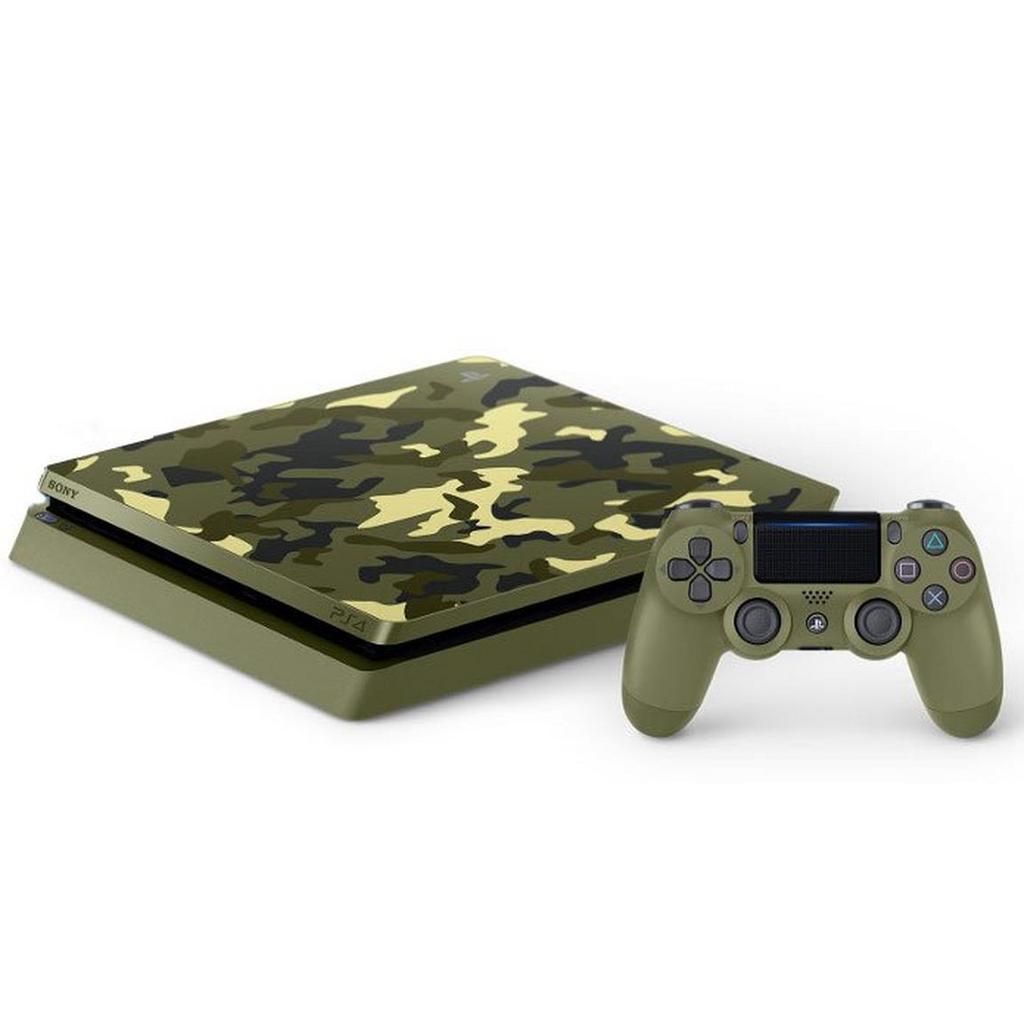 PlayStation 4 Slim 1000GB - Green - Limited edition Camo Refurbished - Sony refurbished available on Backmarket