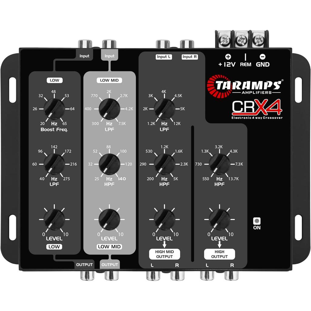 Taramps CRX4 audio accessories Refurbished - Taramps is not a well-known brand, so the standardized name refurbished available on Backmarket