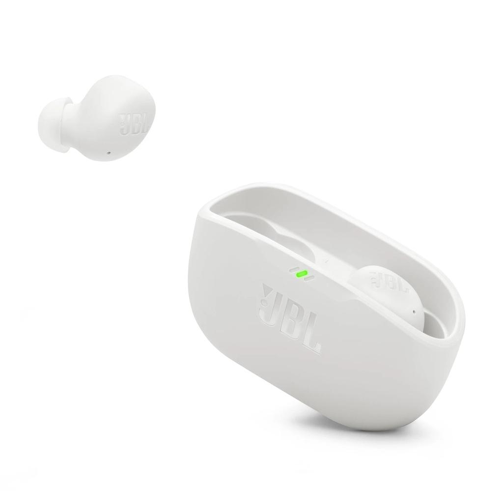 JBL Buds 2 Earbud Noise-Cancelling Bluetooth Earphones - White Reconditionné - JBL refurbished available on Backmarket