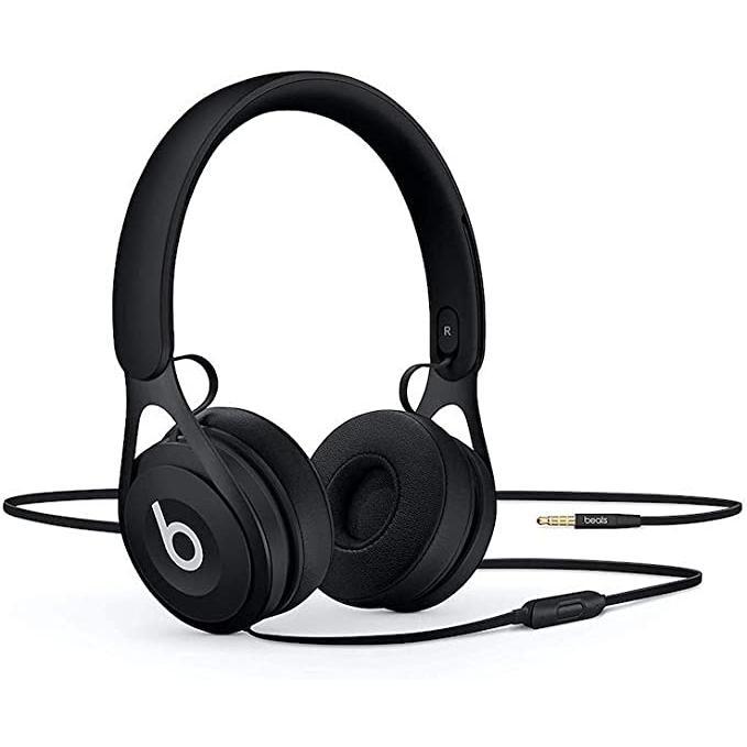 Beats EP On-Ear Wired Noise cancelling Headphone Bluetooth with microphone - Black Refurbished - Beats by Dre refurbished available on Backmarket