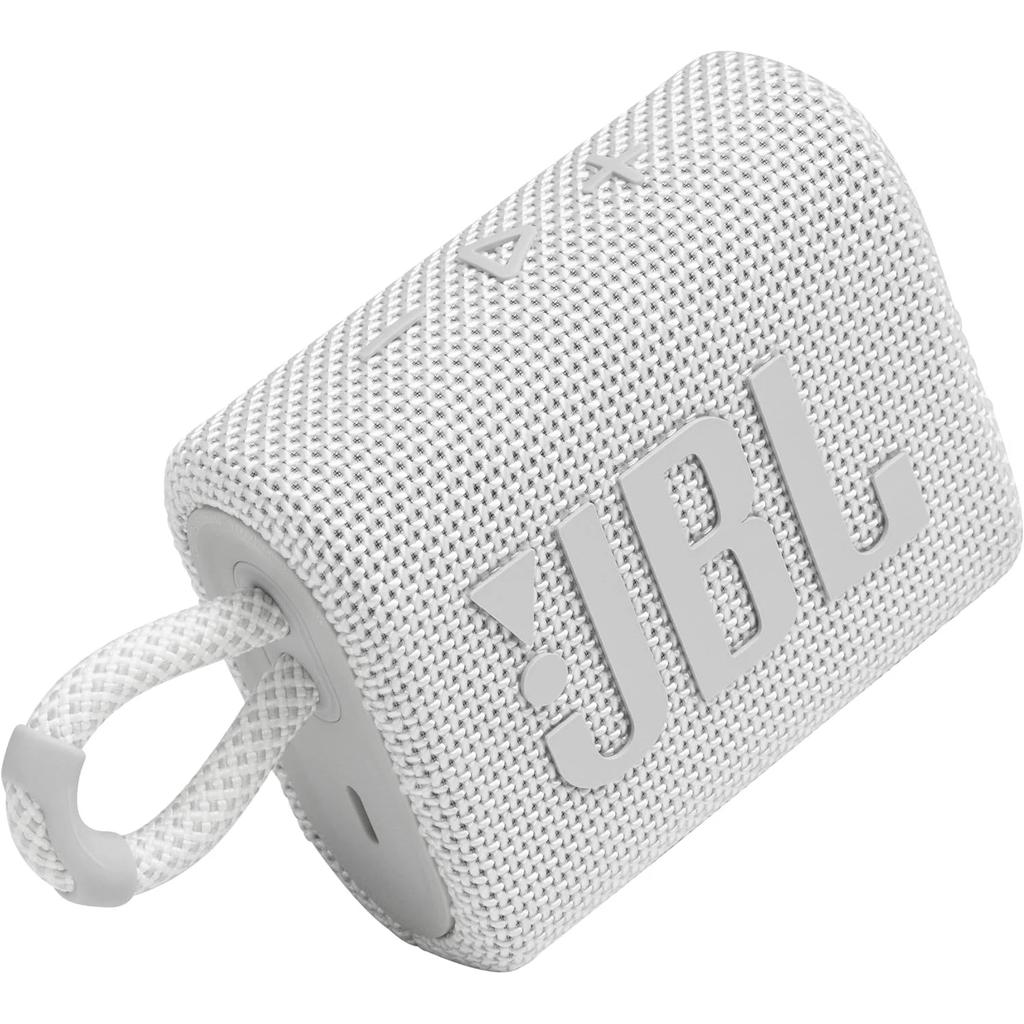 JBL Go 3 Bluetooth speakers - White Refurbished - JBL refurbished available on Backmarket