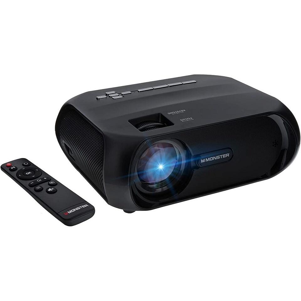 Monster Vision Image Pro Video projector 2000 Lumen - Black Refurbished - Monster Vision is not a well-known brand, so the standardized name refurbished available on Backmarket