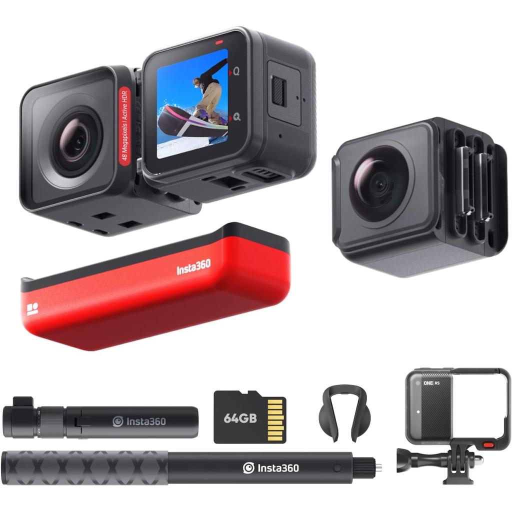 Insta360 ONE RS Twin Bundle Sport camera Refurbished - Insta360 refurbished available on Backmarket