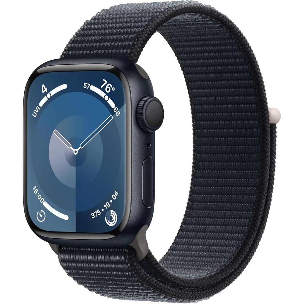 Apple Watch Series 9 (2023) GPS + Cellular 41 mm - Aluminium Midnight - Sport loop Midnight Reconditionné - Apple refurbished available on Backmarket