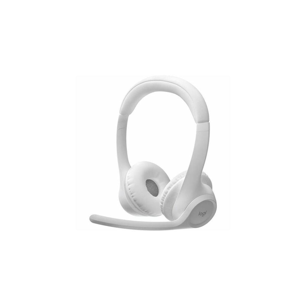 Logitech Zone 300 Noise cancelling Headphone Bluetooth with microphone - White Refurbished - Logitech refurbished available on Backmarket