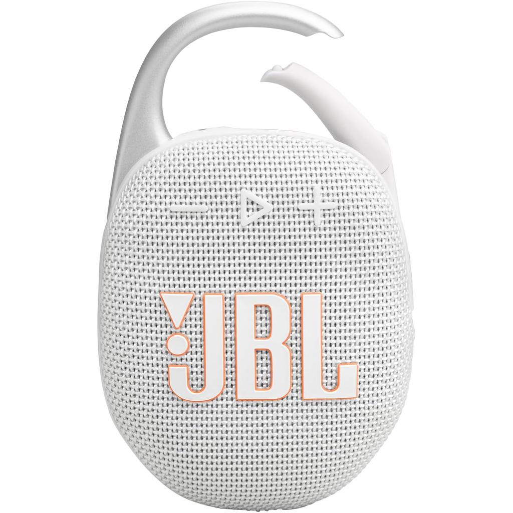 JBL Clip 5 Bluetooth speakers - White Refurbished - JBL refurbished available on Backmarket
