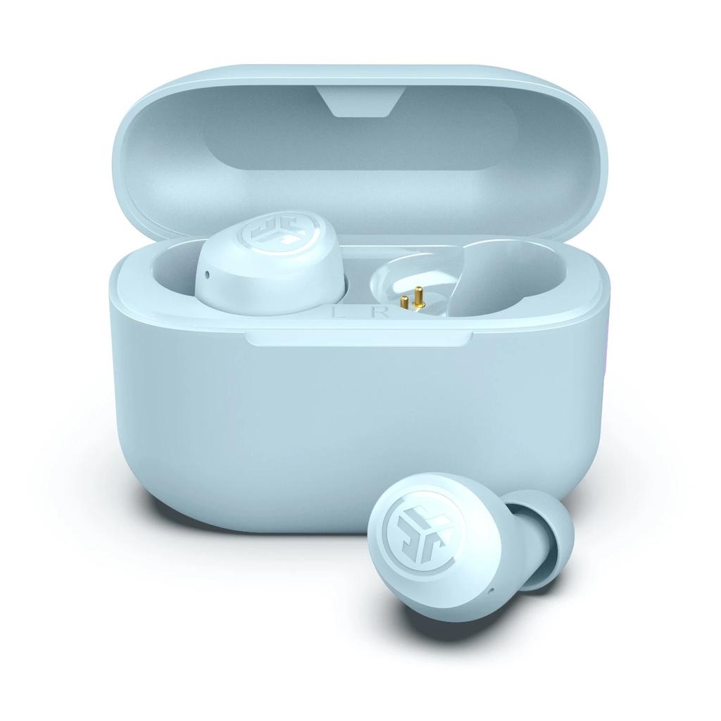 Jlab Go POP+ Earbud Noise-Cancelling Bluetooth Earphones - Blue Reconditionné - JLab Audio refurbished available on Backmarket