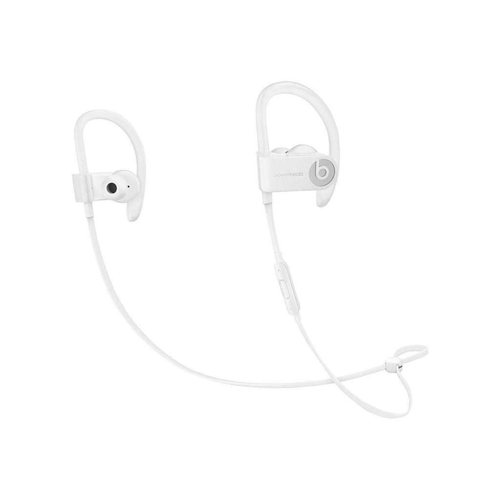 Powerbeats 3 Headphone Bluetooth with microphone - White Refurbished - Apple refurbished available on Backmarket