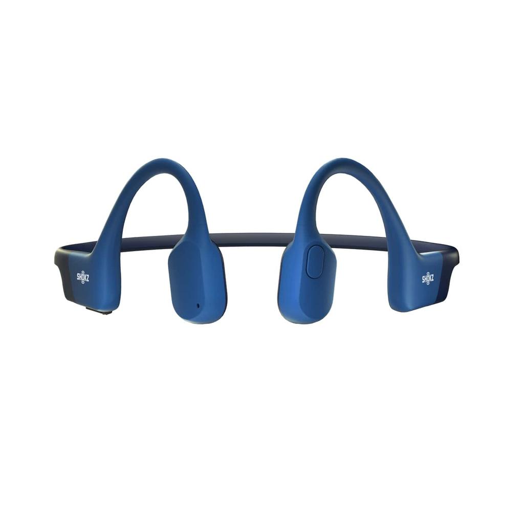 Shokz OpenRun S803 Earbud Noise-Cancelling Bluetooth Earphones - Blue Reconditionné - Shokz (also known as AfterShokz) refurbished available on Backmarket