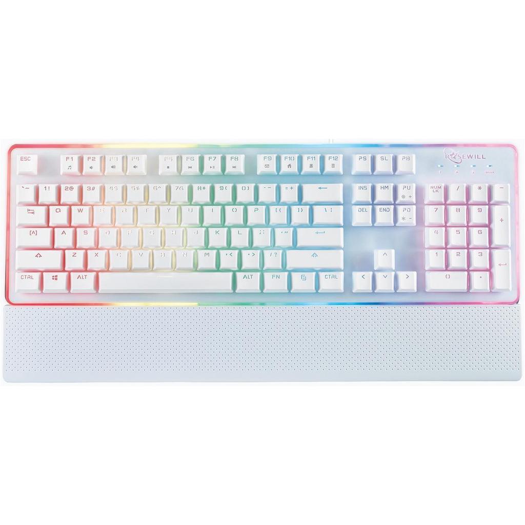 Buy Rosewill Keyboard QWERTY Backlit Keyboard Neon K51W Refurbished - $192.24 Rosewill Keyboard QWERTY Backlit Keyboard Neon K51W Refurbished - Rosewill refurbished available on Backmarket