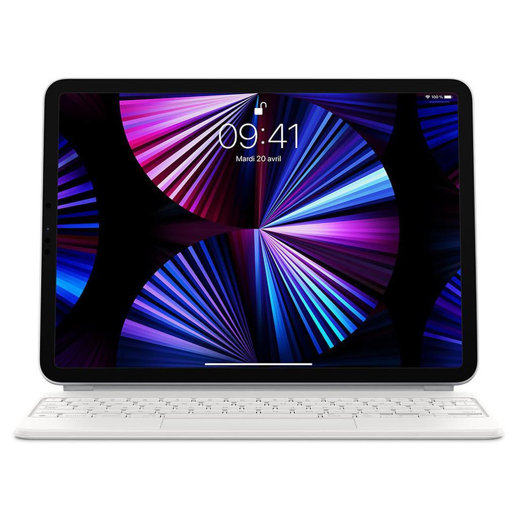 iPad Magic Keyboard (iPad not included) 10.9""/11"" (2020) - White - QWERTY - English (US) Refurbished - Apple refurbished available on Backmarket