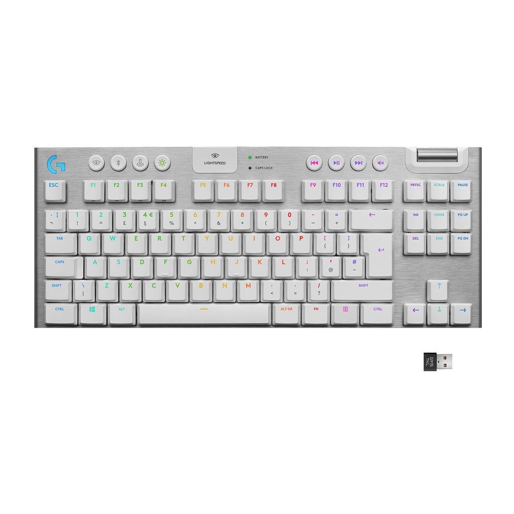 Logitech Keyboard QWERTY Wireless Backlit Keyboard G915 TKL Refurbished - Logitech refurbished available on Backmarket