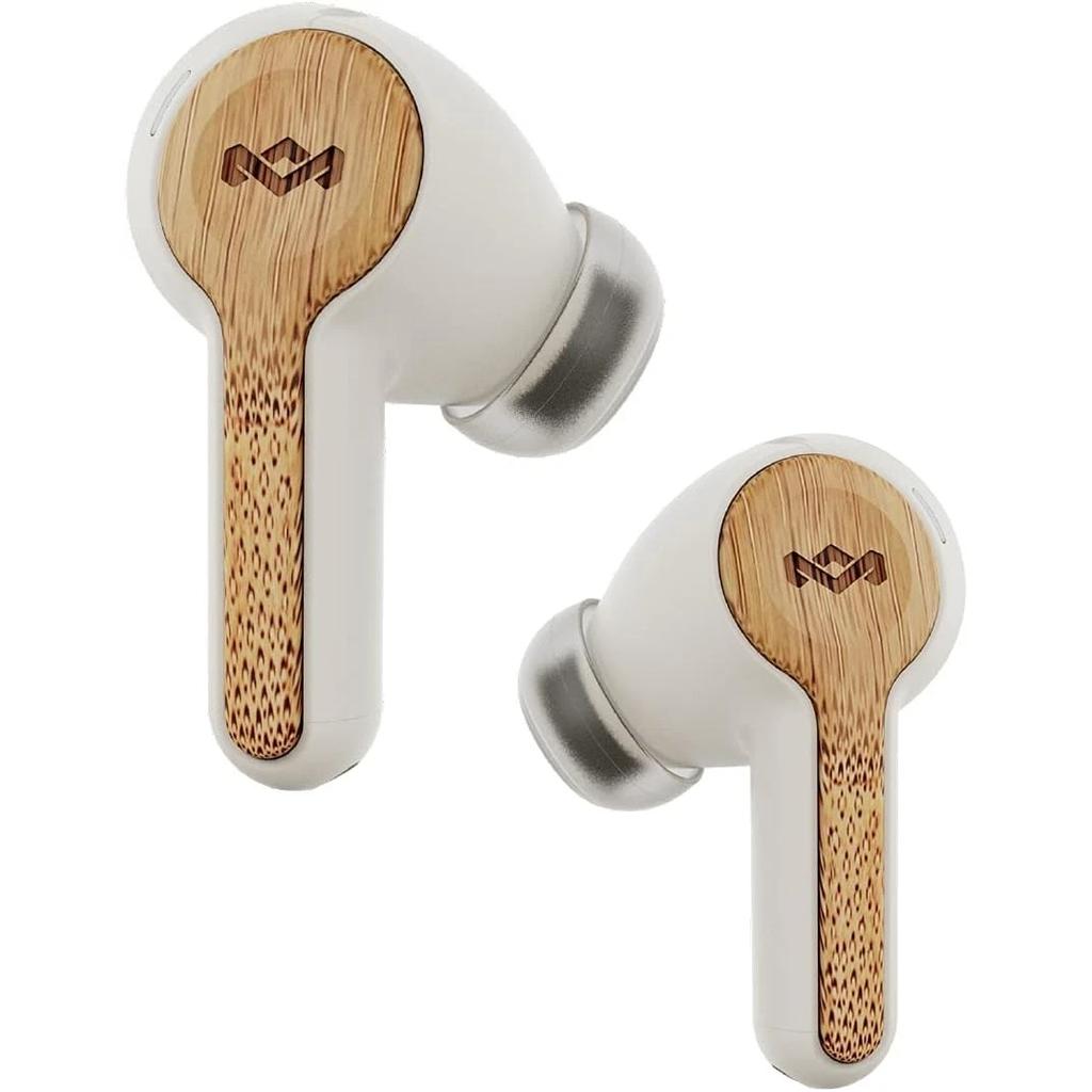 House Of Marley Rebel Earbud Bluetooth Earphones - White Reconditionné - House of Marley refurbished available on Backmarket