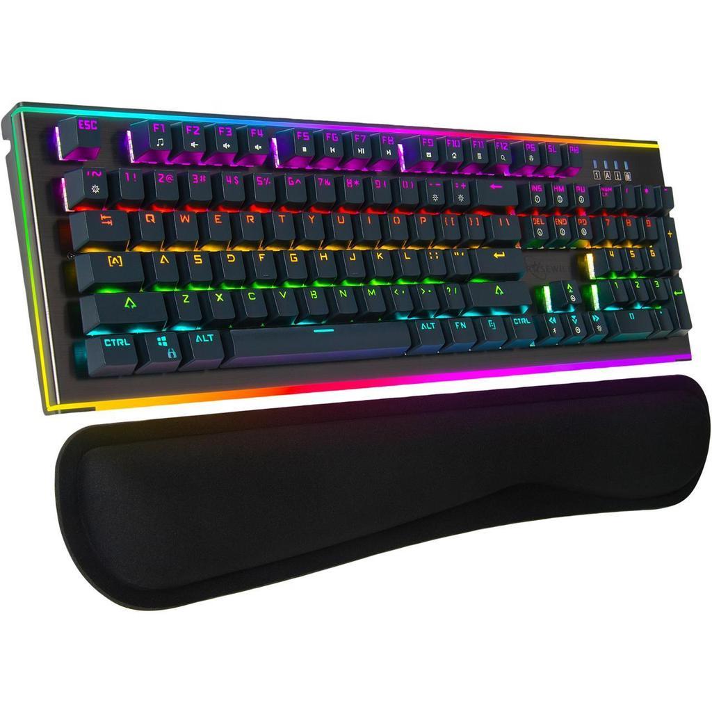 Rosewill Keyboard QWERTY Wireless Backlit Keyboard NEON K75 V2 Refurbished - Rosewill refurbished available on Backmarket