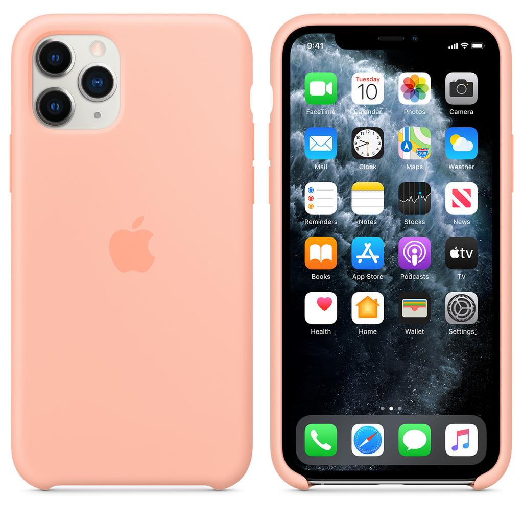 Apple Case iPhone 11 Pro - Silicone Grapefruit Refurbished - Apple refurbished available on Backmarket