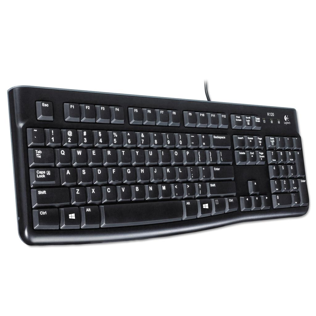 Logitech Keyboard QWERTY K120 Refurbished - Logitech refurbished available on Backmarket