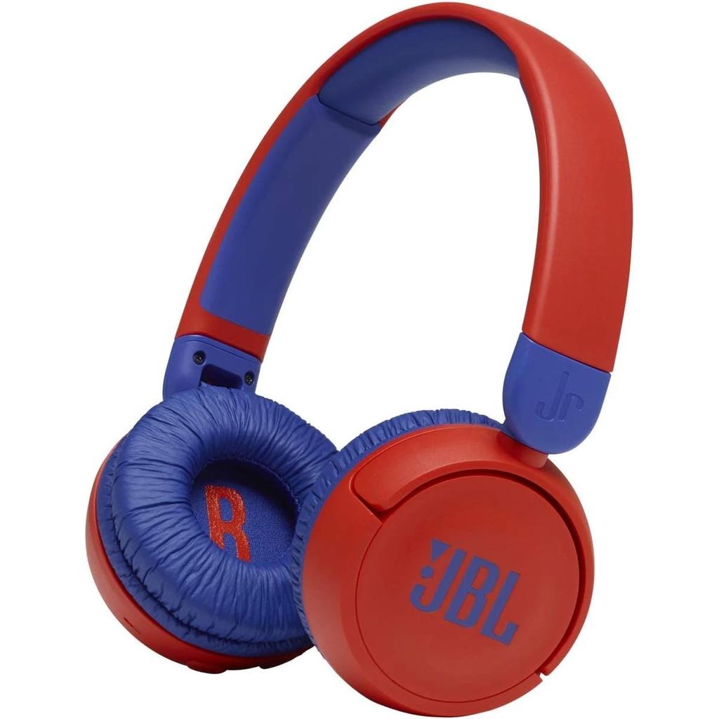 Jbl JR310BT Gaming Headphone Bluetooth with microphone - Blue/Red Reconditionné - JBL refurbished available on Backmarket