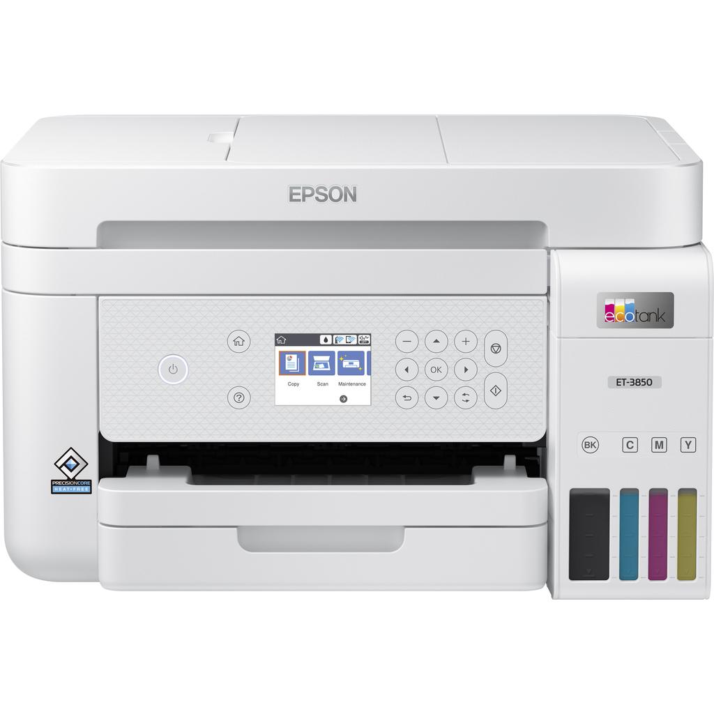Epson America EcoTank ET-3850 Inkjet printer Refurbished - Epson refurbished available on Backmarket