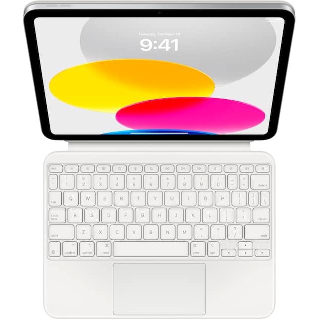 Apple Keyboard (iPad not included) 10.9"" (2023) - White - QWERTY - English (US) Refurbished - Apple refurbished available on Backmarket