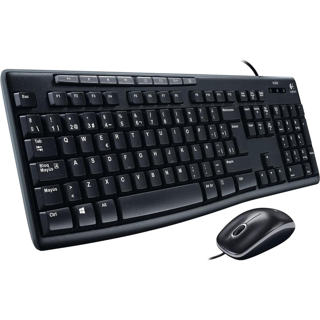 Logitech Keyboard QWERTY MK200 Refurbished - Logitech refurbished available on Backmarket