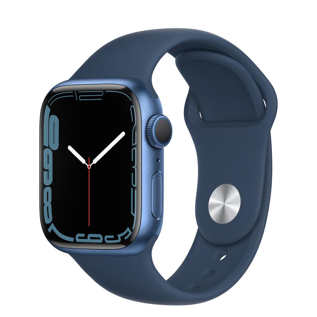 Apple Watch Series 7 (2021) GPS + Cellular 45 mm - Aluminium Blue - Sport band Blue Refurbished - Apple refurbished available on Backmarket