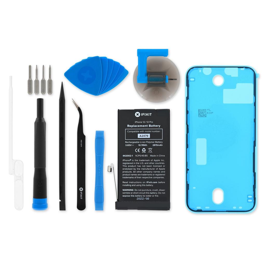 iFixit iPhone 12/12 Pro Fix kit Battery Refurbished - iFixit refurbished available on Backmarket
