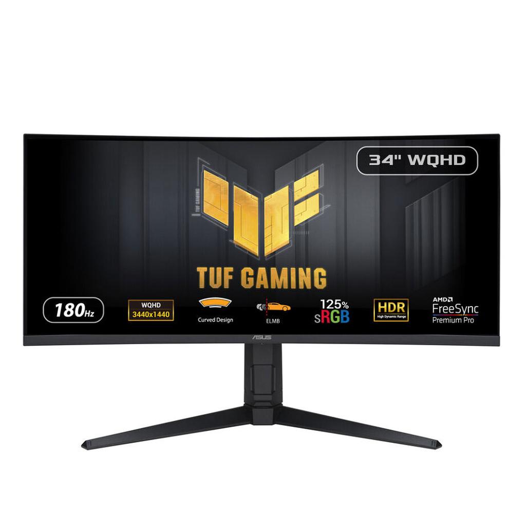 Asus 34-inch Monitor 3440 x 1440 LCD (TUF Gaming VG34VQL1B) Refurbished - Asus refurbished available on Backmarket
