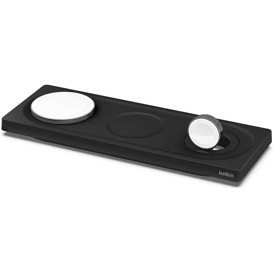 Belkin 3-in-1 Wireless Charging Pad with Official MagSafe Charging 15W Smartphone Accessories Reconditionné - Belkin refurbished available on Backmarket