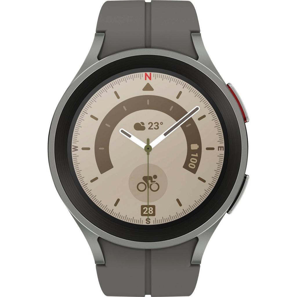Samsung Smart Watch Watch5 Pro GPS - Gray Reconditionné - Samsung refurbished available on Backmarket