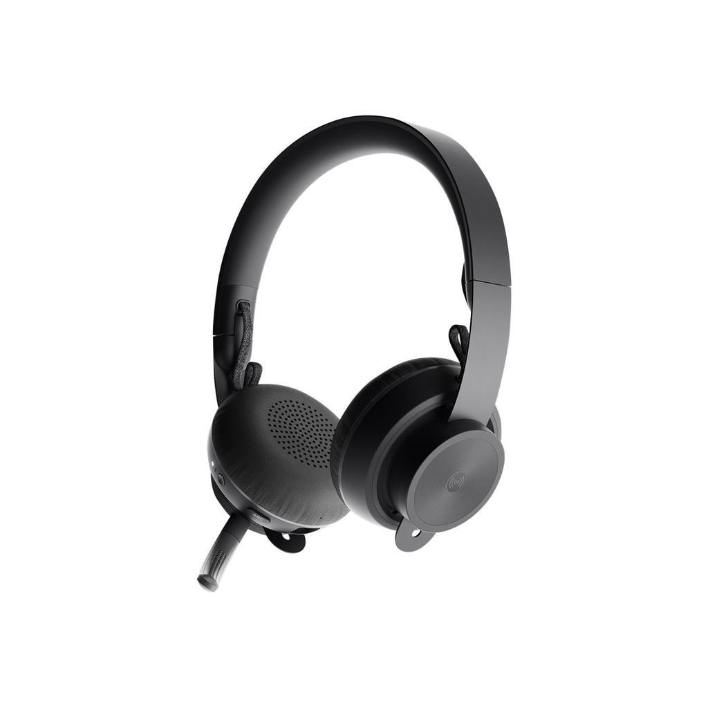 Logitech Zone Wireless Plus Noise cancelling Headphone with microphone - Black Reconditionné - Logitech refurbished available on Backmarket